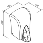 DOZOWNIK MYDŁA W PŁYNIE MP1 1000ml - obrazek 3