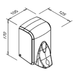 DOZOWNIK MYDŁA W PŁYNIE MP05 500ml - obrazek 3