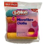 ŚCIERECZKI Z MIKROFIBRY SOKE 4 sztuki
